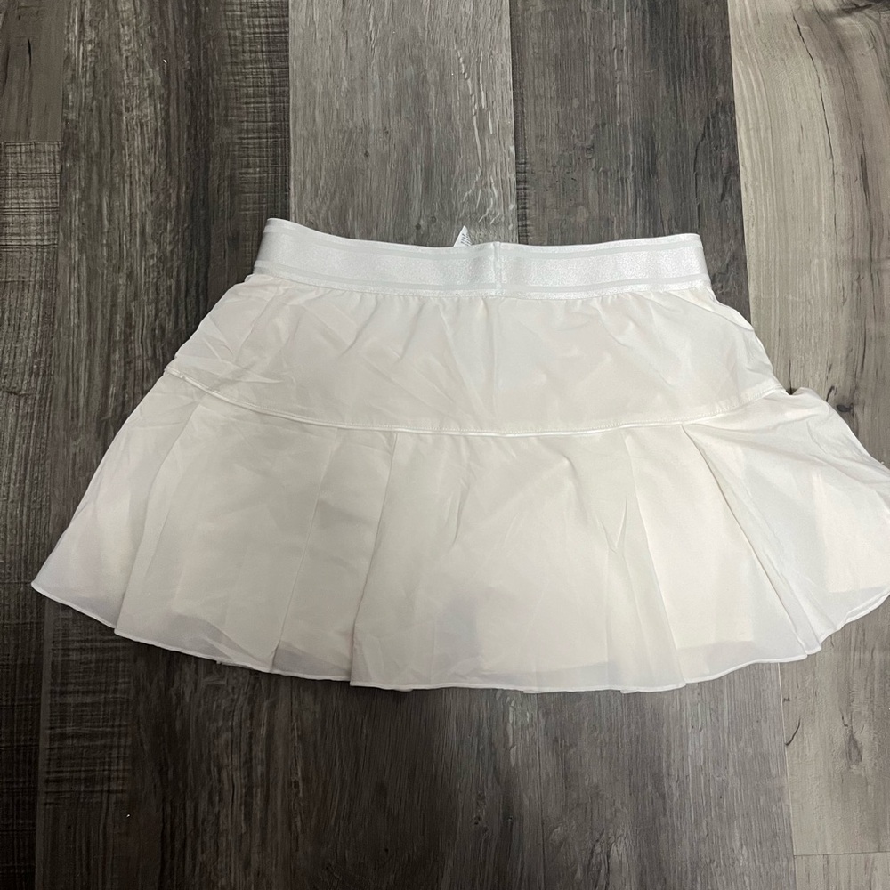 Nike dri-fit white elastic waist tennis skirt, size medium - Picture 4 of 4